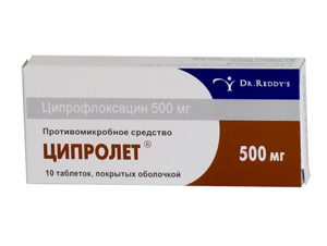 Ципролет и алкоголь